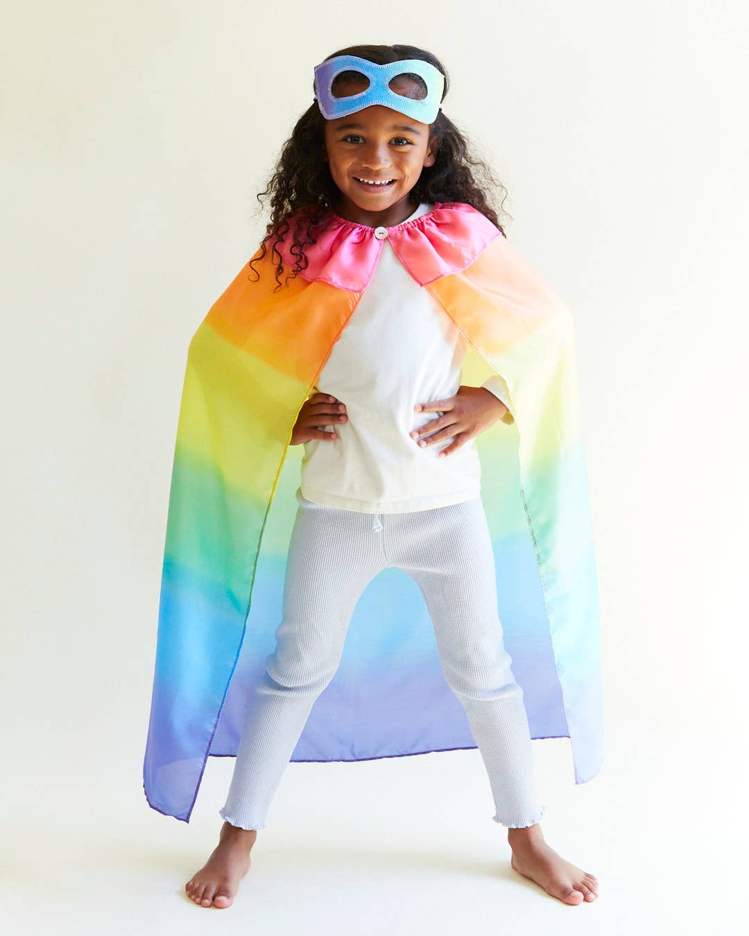 silk mask rainbow