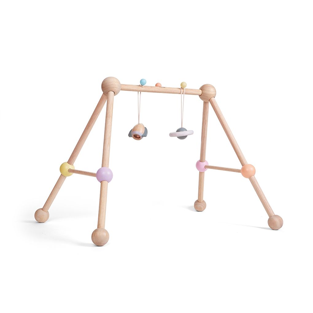 play gym in pastel