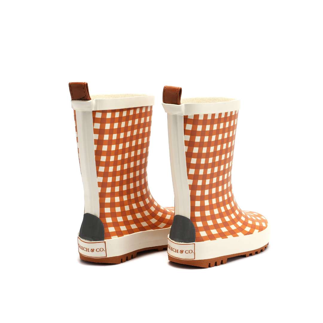 Sienna Gingham Classic Rain Boots