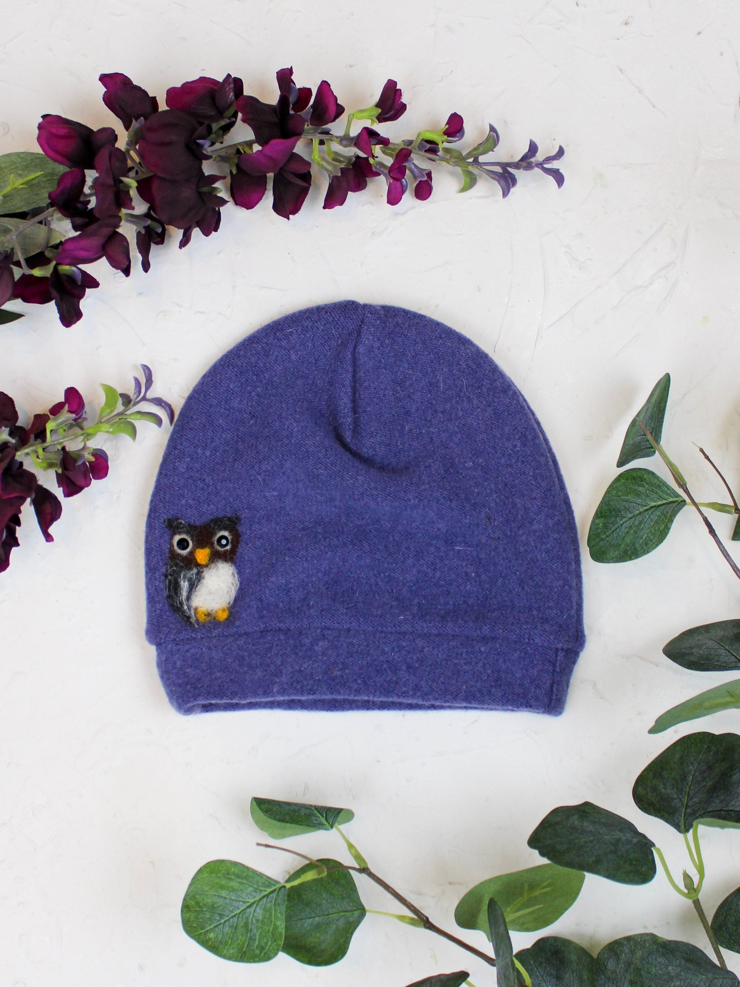 Owl Cashmere Kids Hat