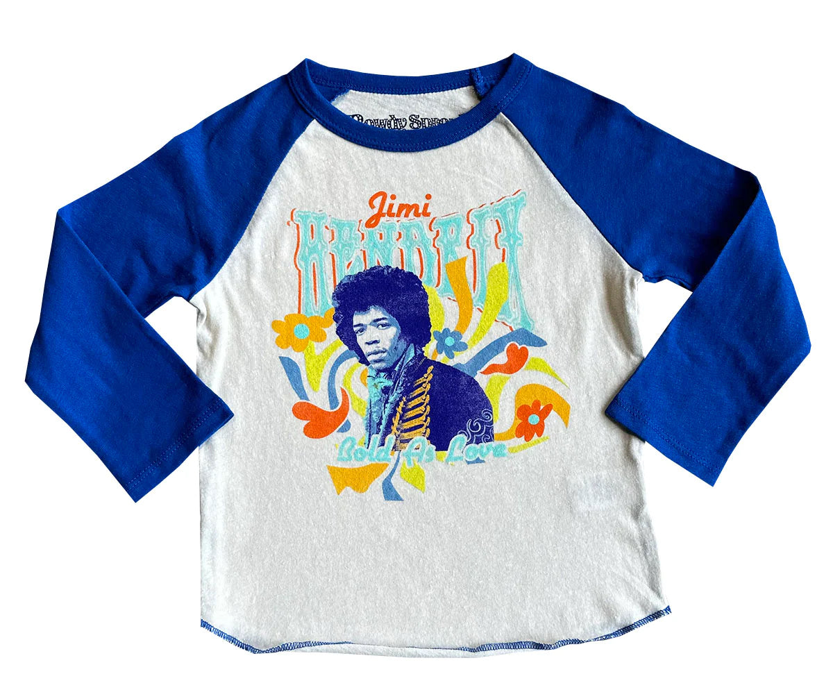 Jimi Hendrix Recycled Raglan Tee