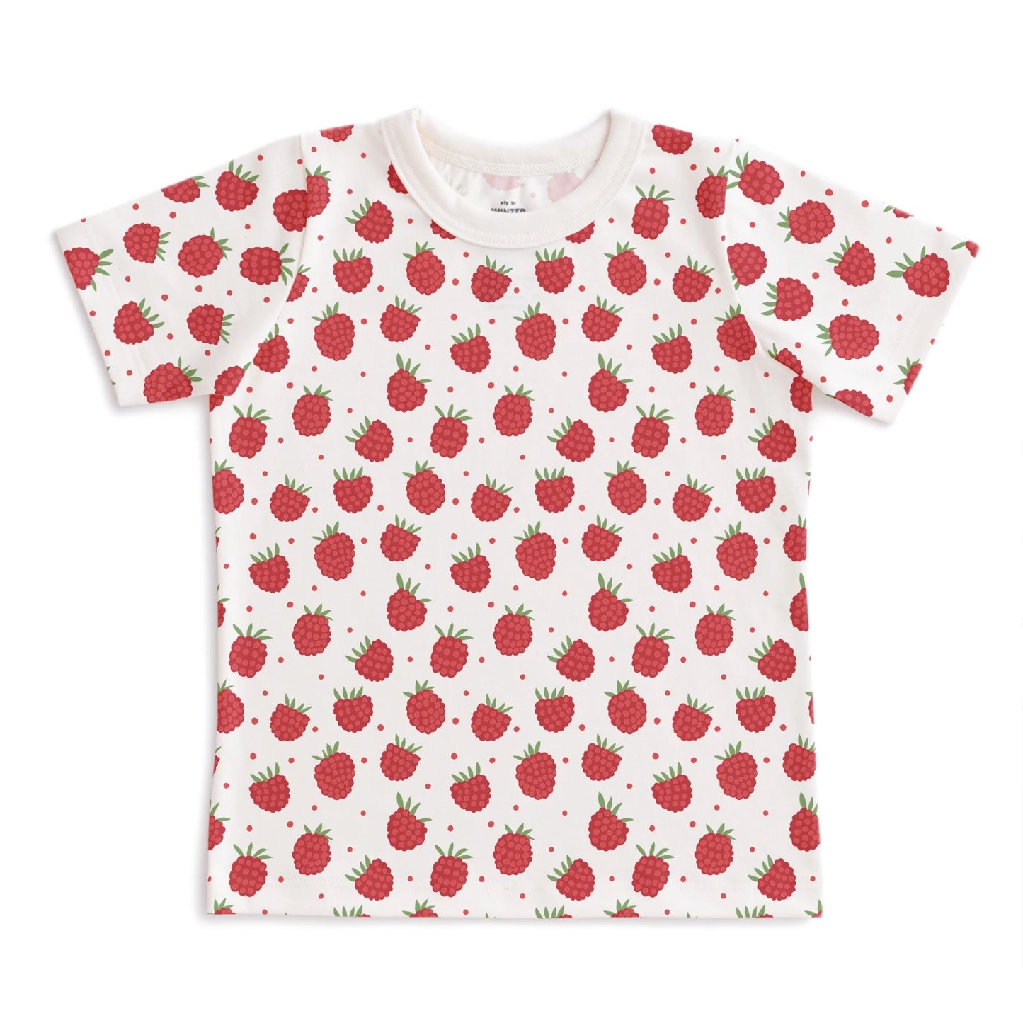 organic raspberries short sleeve tee