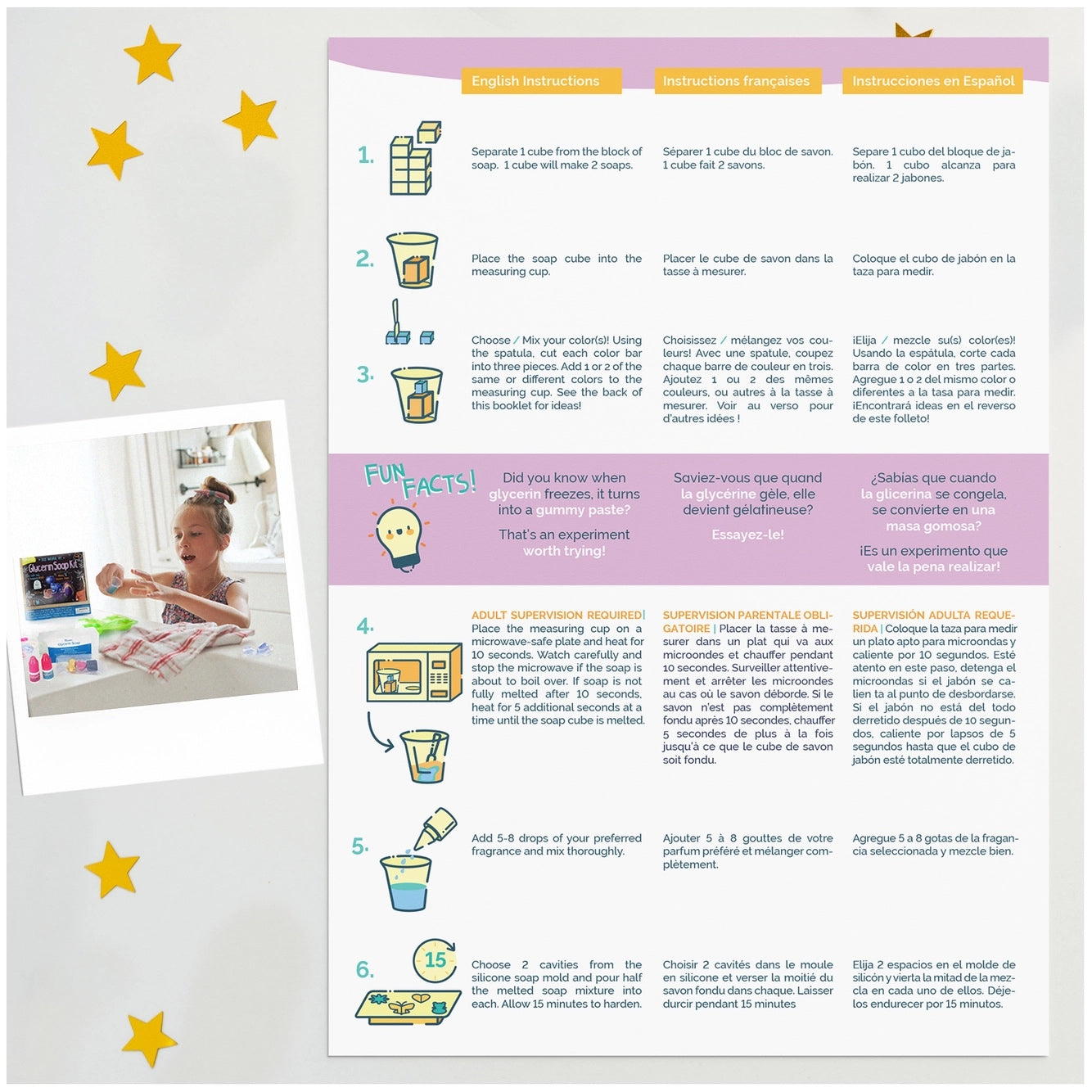 Glycerin Soap Making Kit instructions