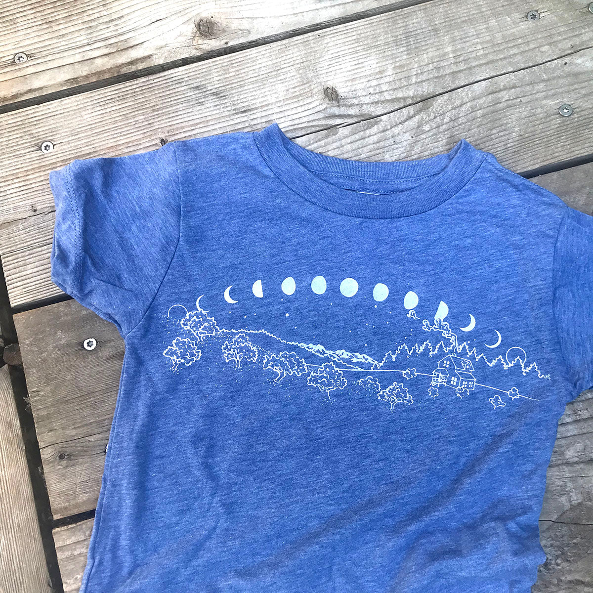 Moon Phase Cottage Kids Tee