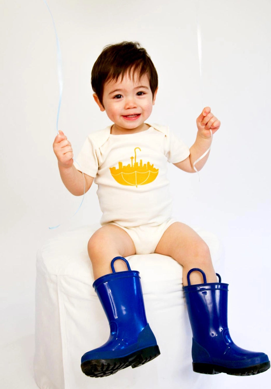 umbrella seattle organic baby onesie