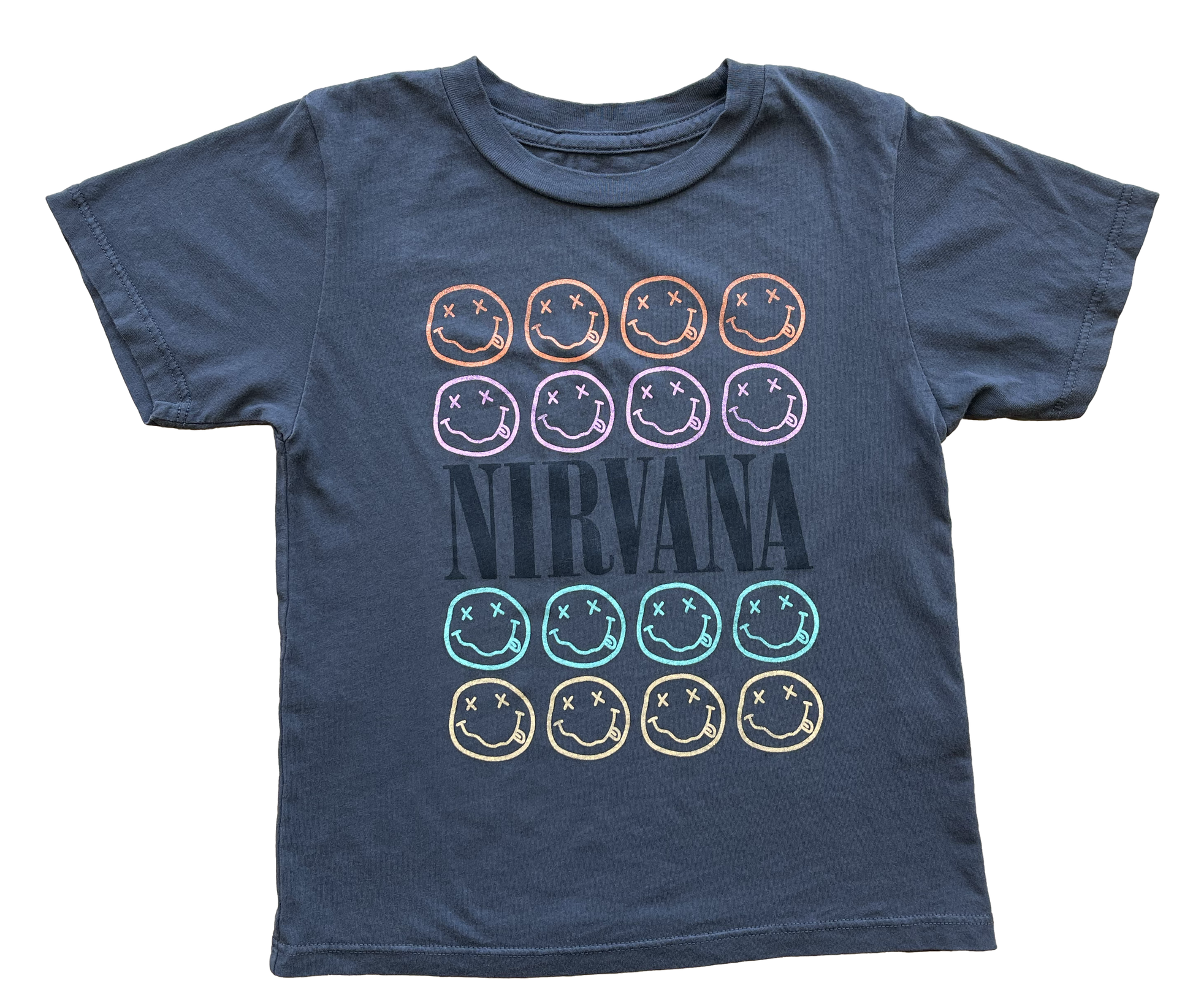 Nirvana Smiley's kids tee