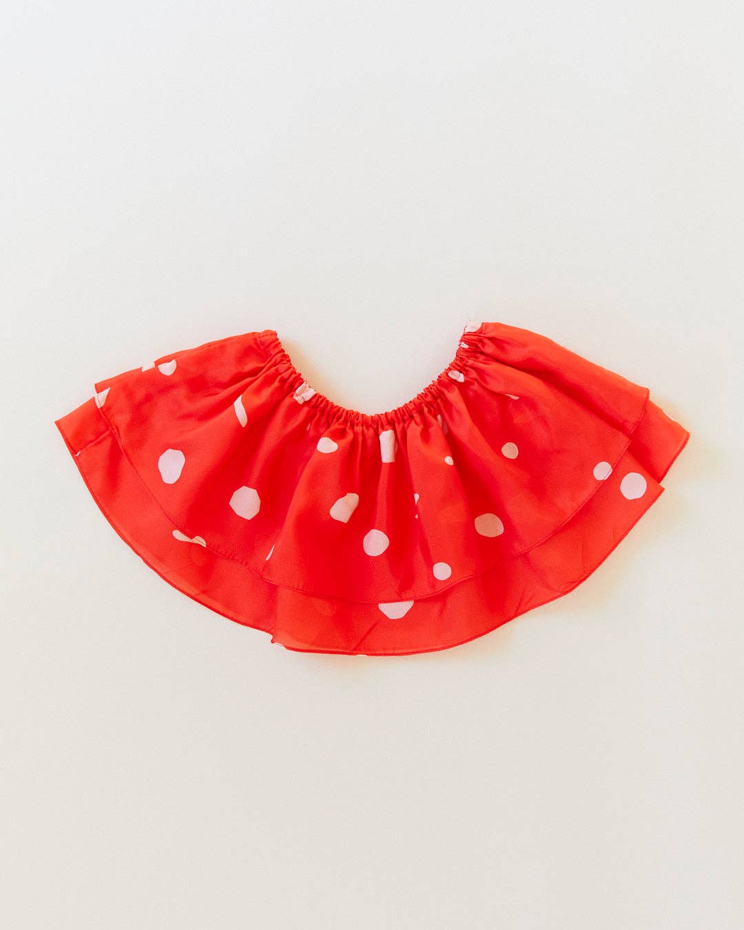 Mushroom tutu flat lay