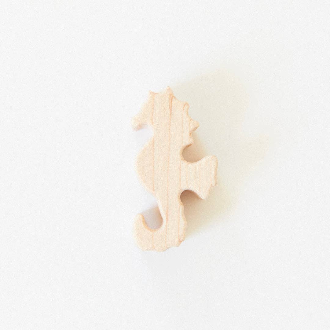 Seahorse wooden figure