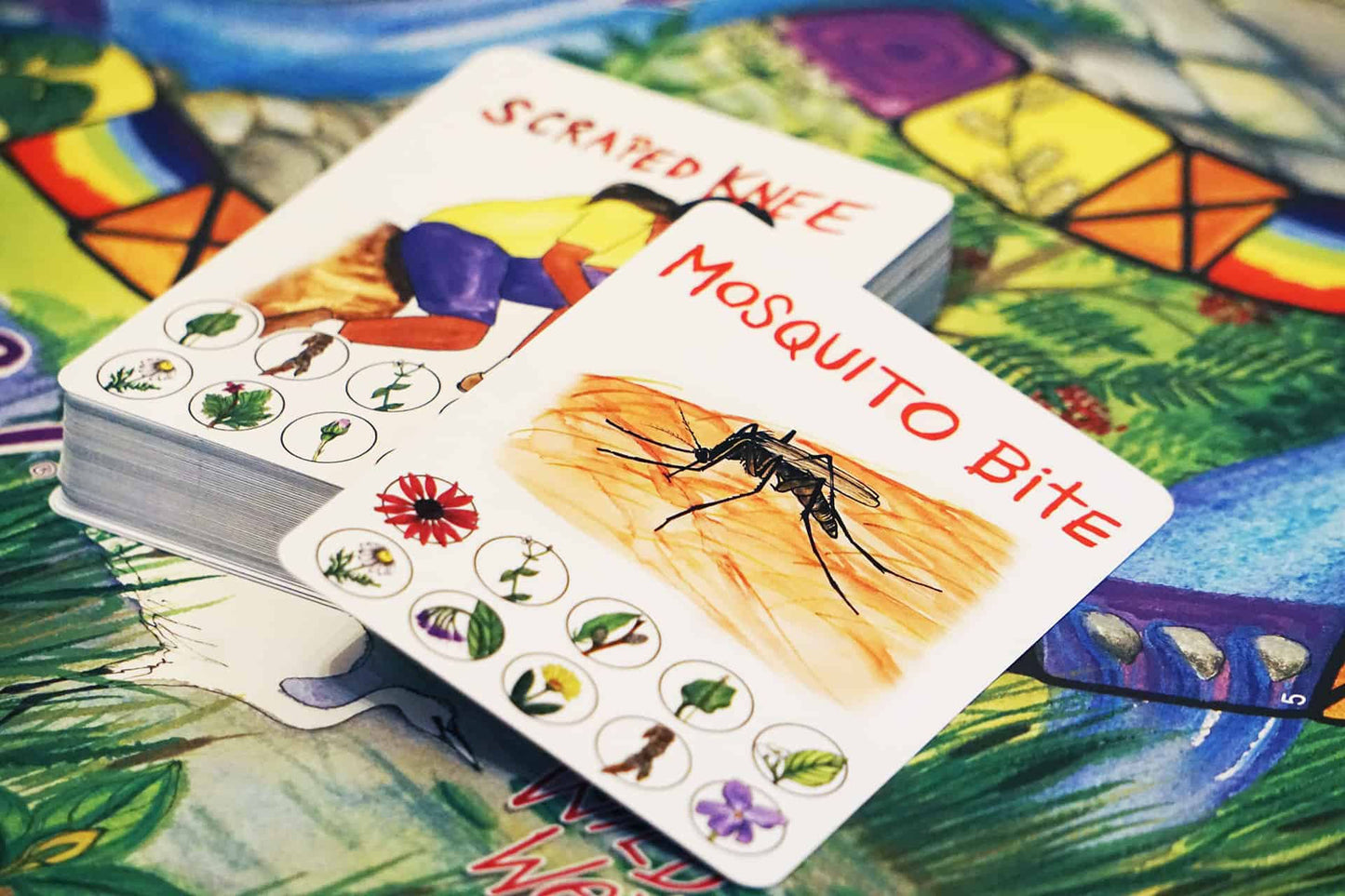 mosquito bite card from wildcraft game