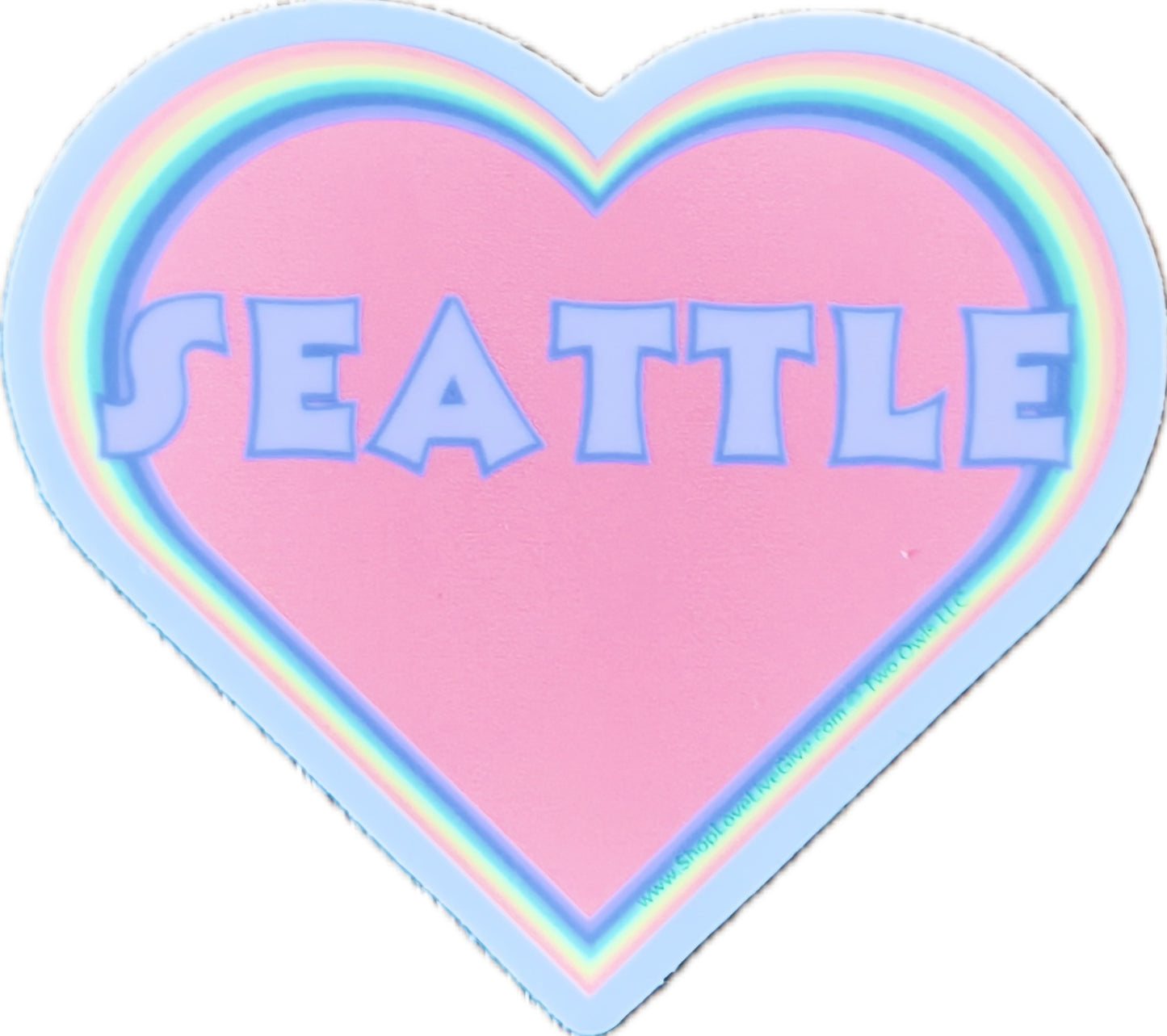 Seattle heart sticker