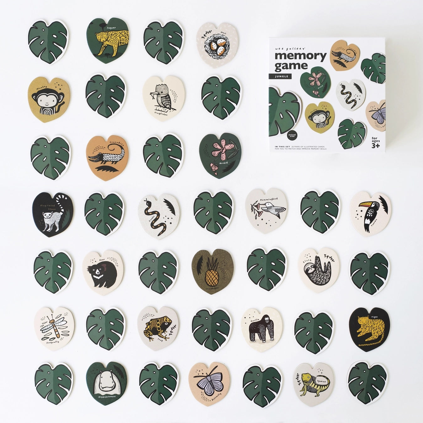 Memory Game - Jungle tiles
