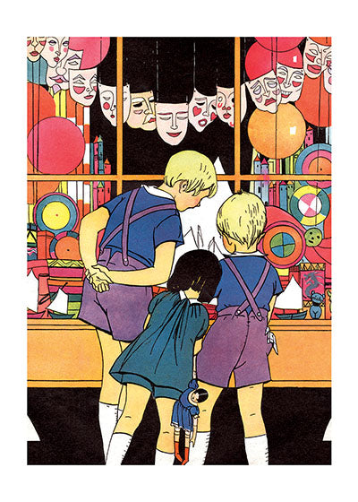 Kids in the Tree House Greeting Card