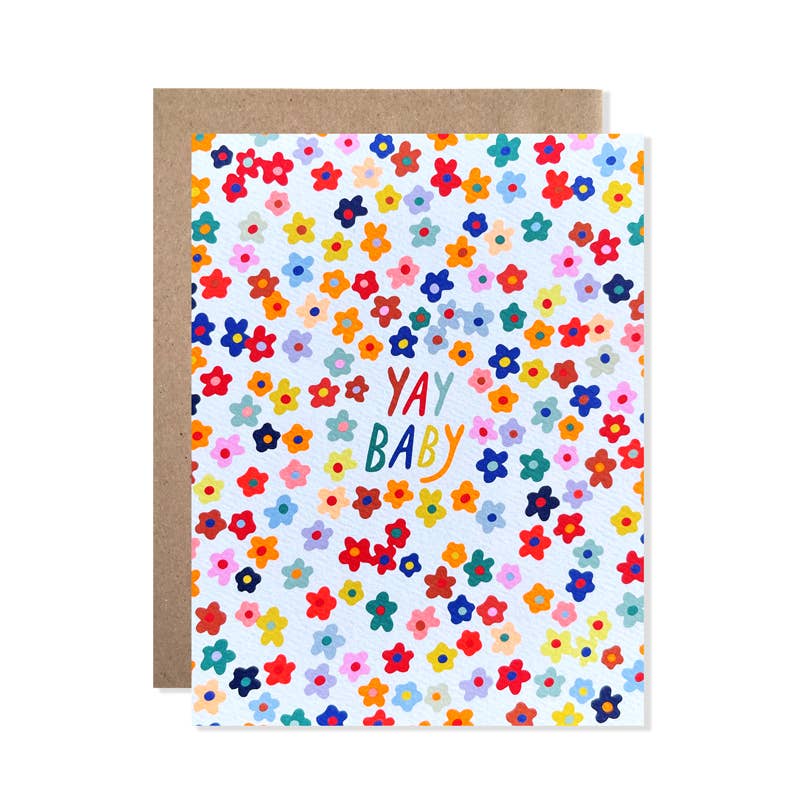 Yay baby daisies card