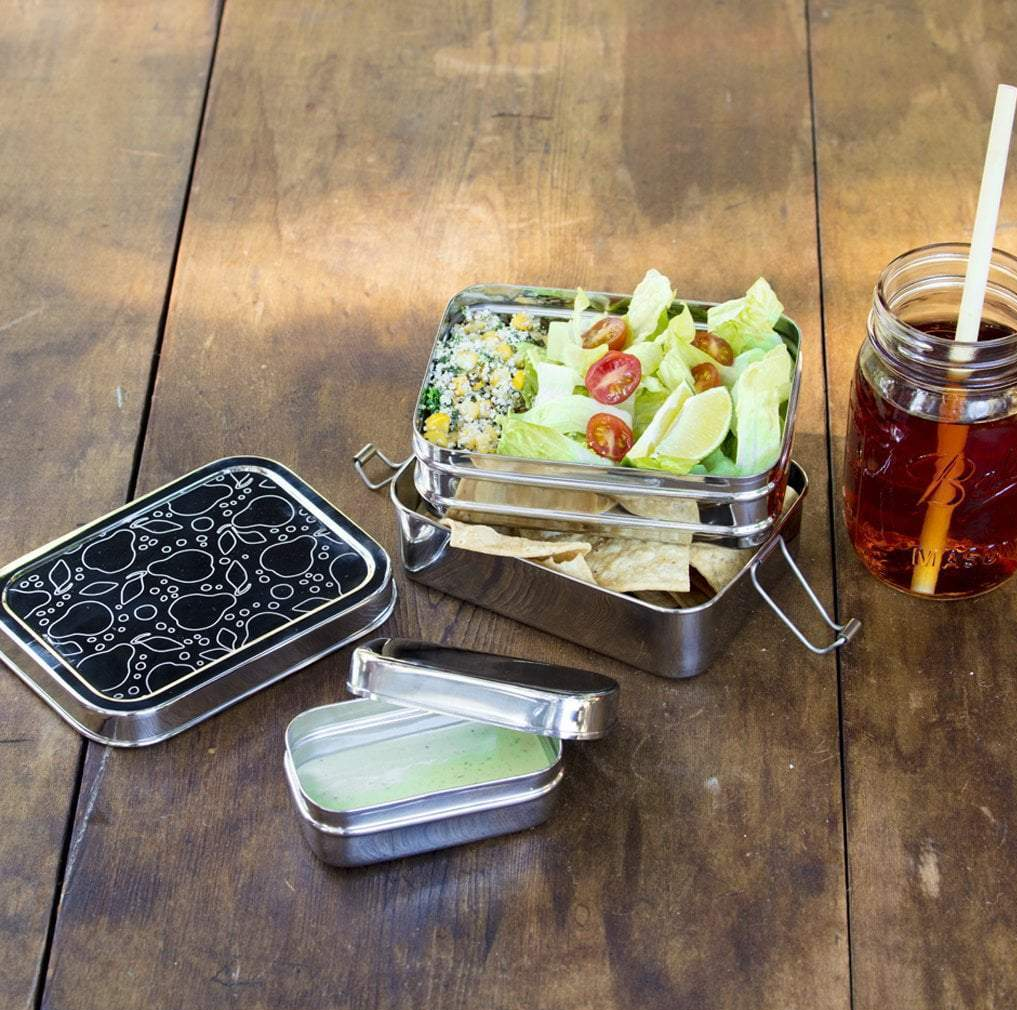 Stainless Steel Three-in-One Bento Lunch Box