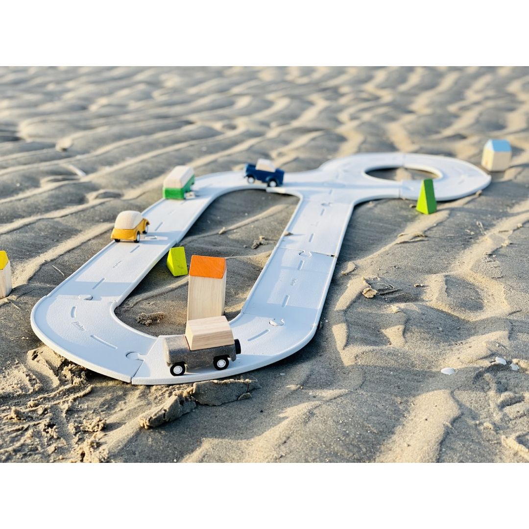 Road & Rail Set - Medium by Plan Toys