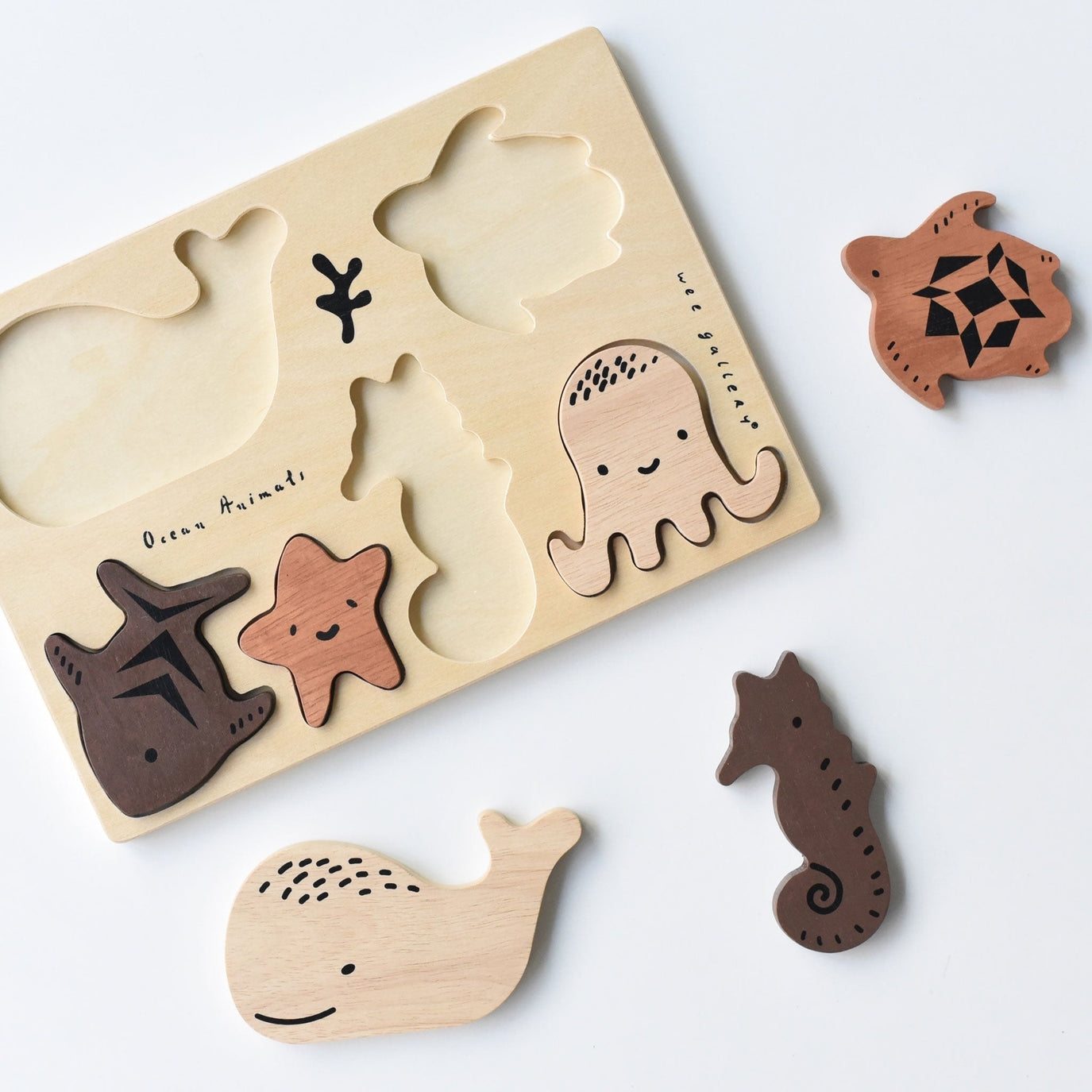 Sea Life Wooden Puzzle