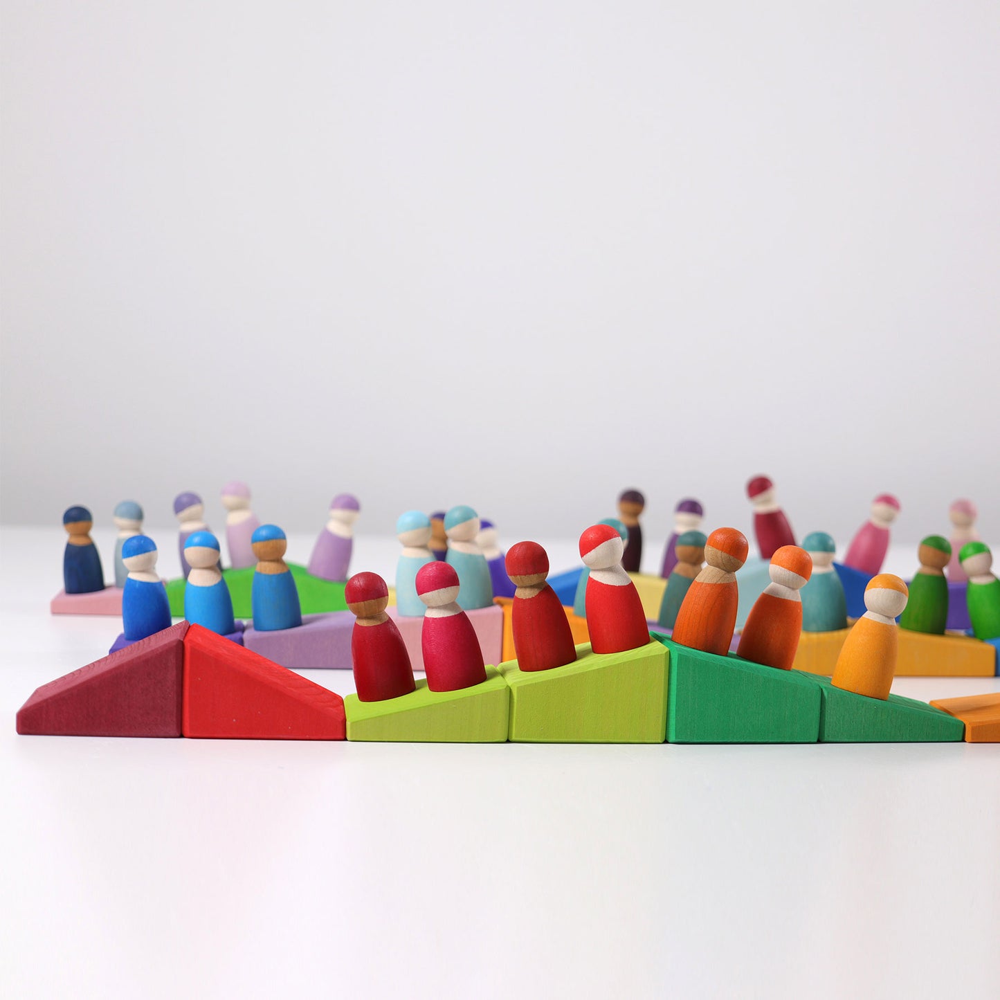 Sloping Blocks with People