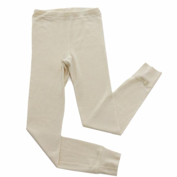 Natural Wool Silk Long Underwear Pants