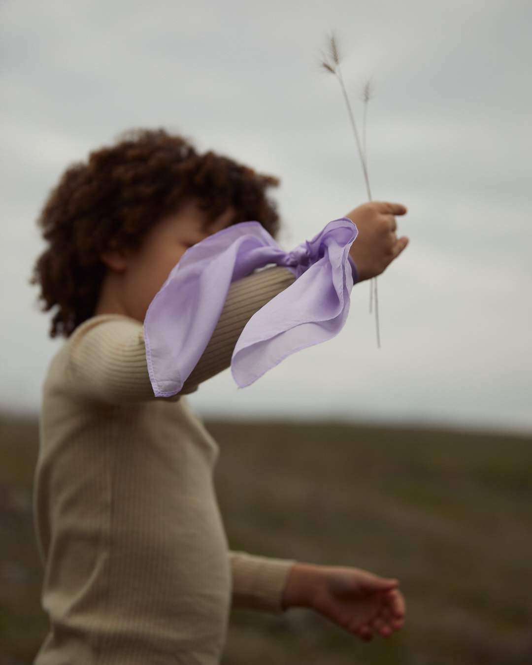 mini lavender play silk
