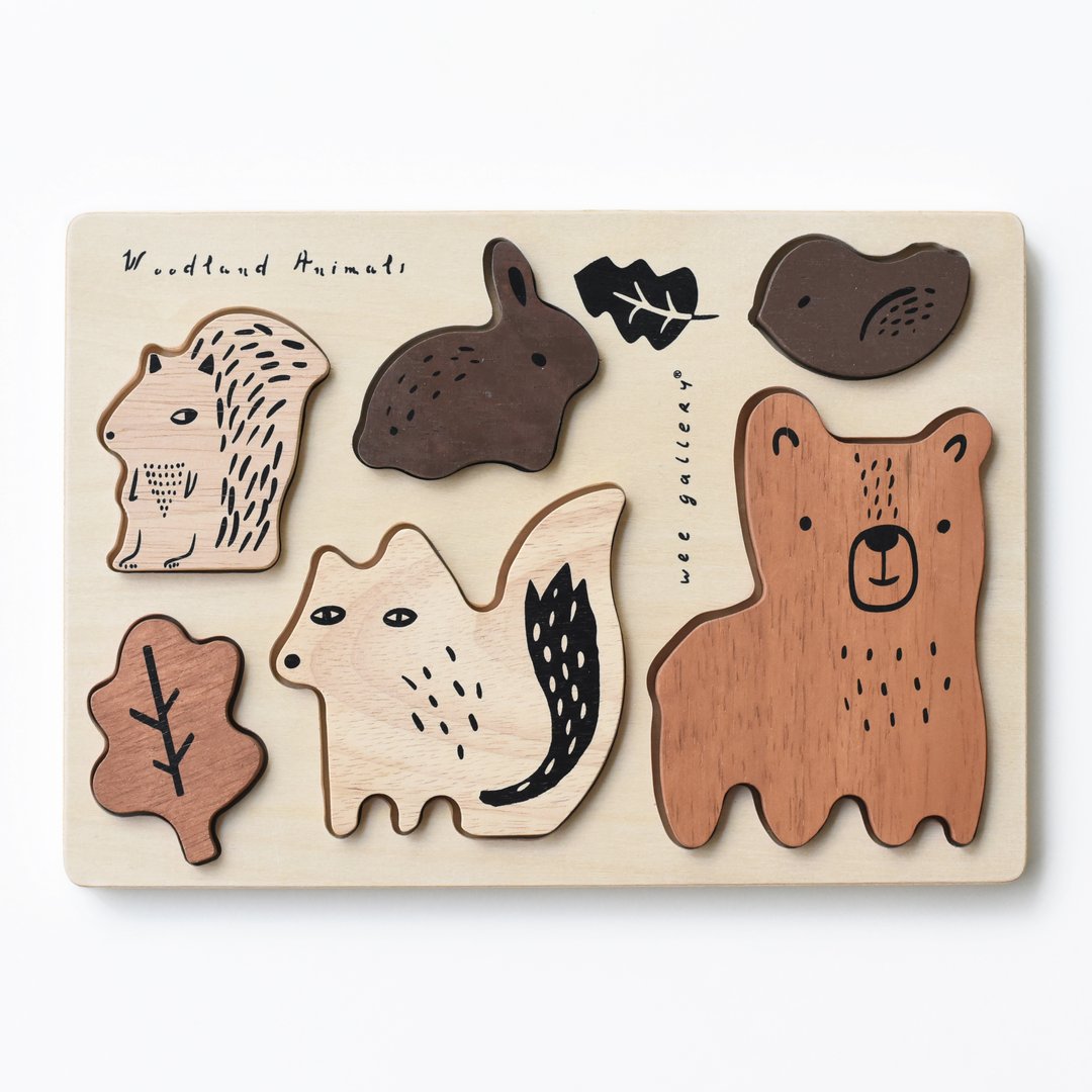 Woodland Animal Wooden Puzzle