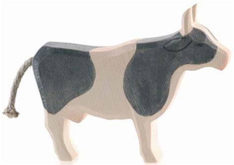 Cow B&W Standing