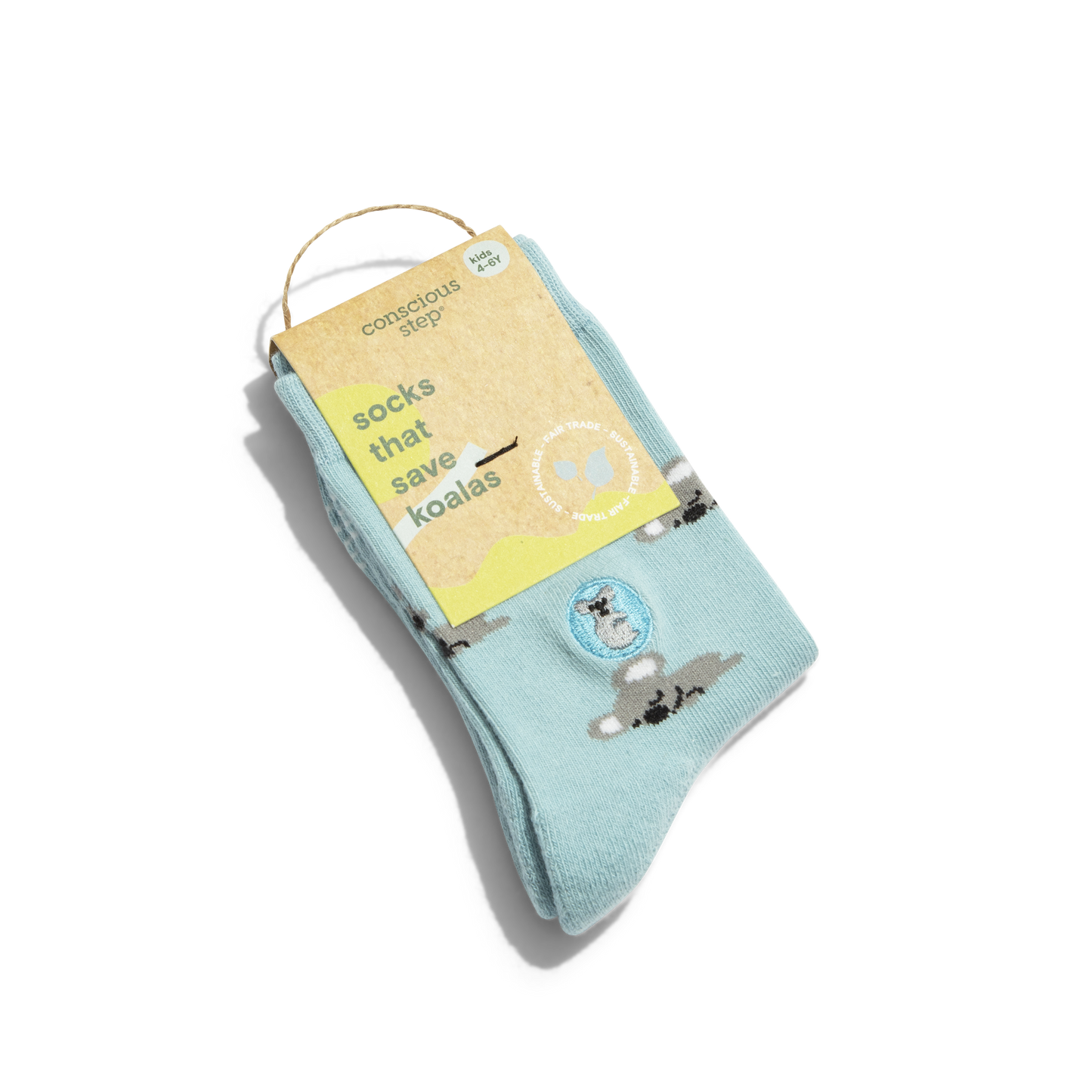 Kids Socks that Save Koalas packaged