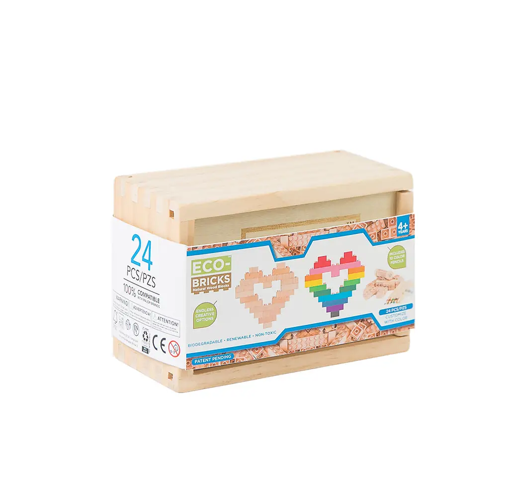 Color Your Eco-Bricks™ Bamboo 24-Piece