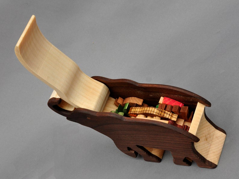 Elephant story box playset top open