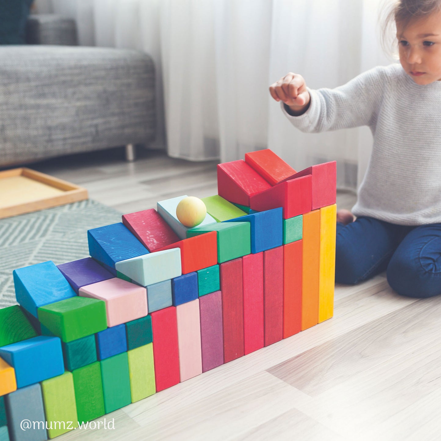 Sloping Blocks Play