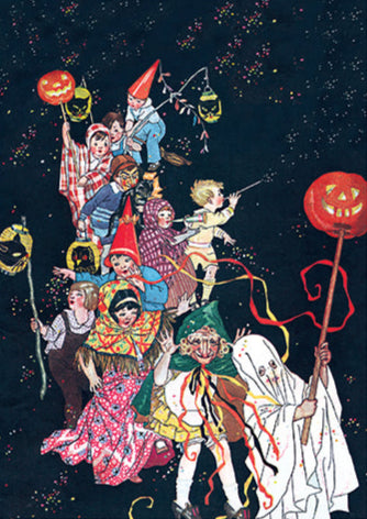 Halloween Parade Greeting Card