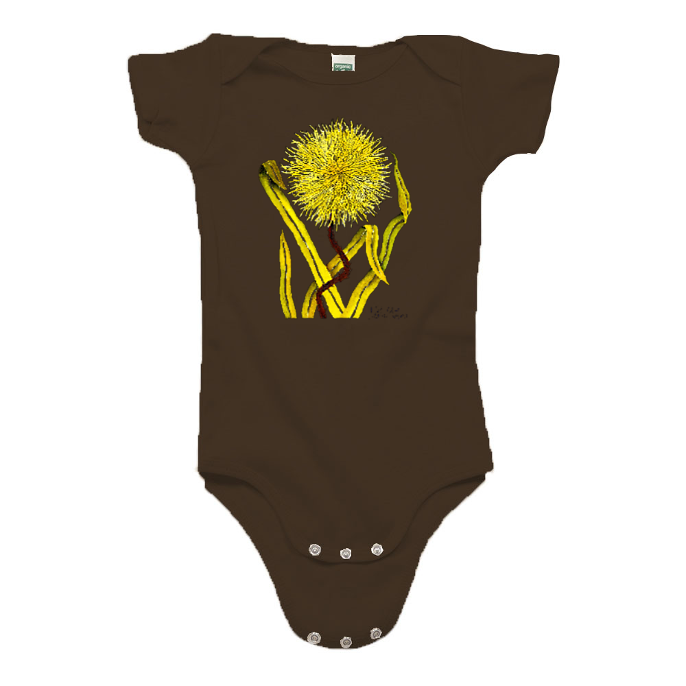 Organic Dandelion Onesie