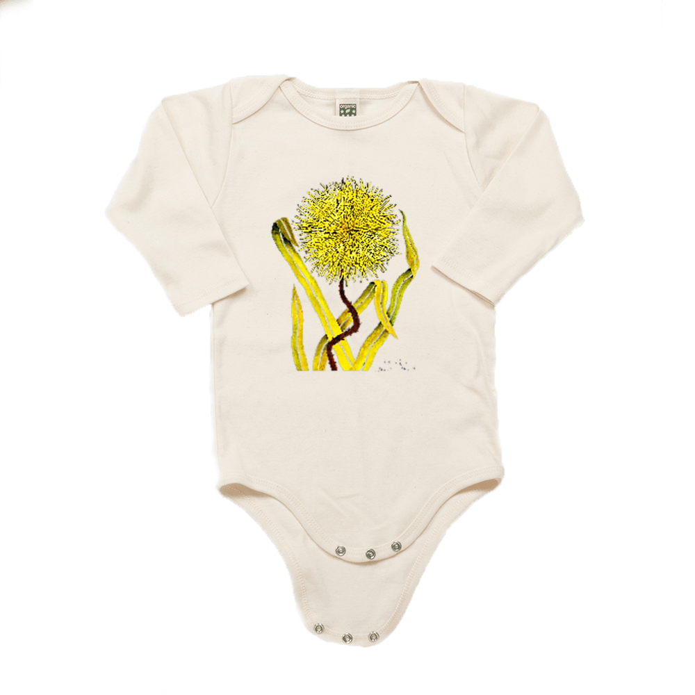Organic Dandelion Onesie