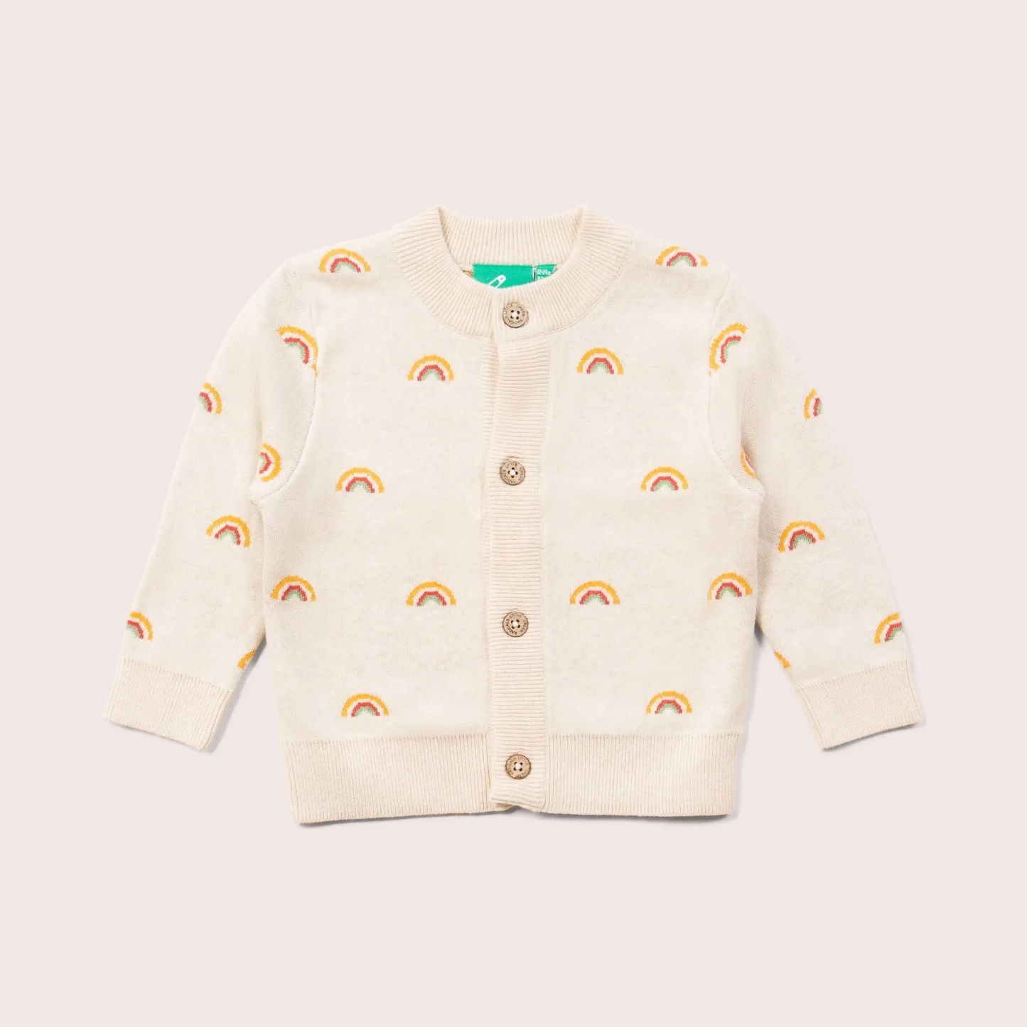 From One To Another Rainbows Knitted Cardigan Sweater