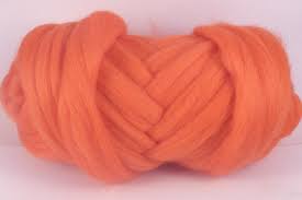 Prawn Cocktail Merino Wool Roving