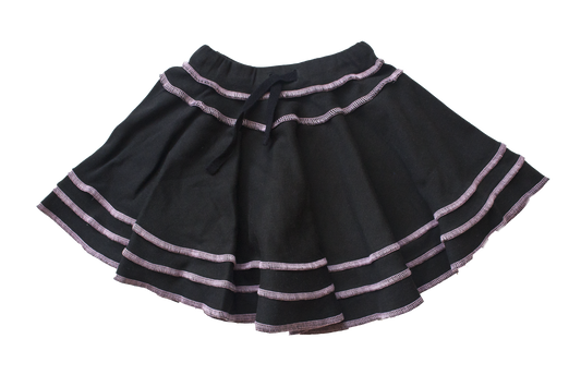 Organic Black Baby ChaCha Skirt