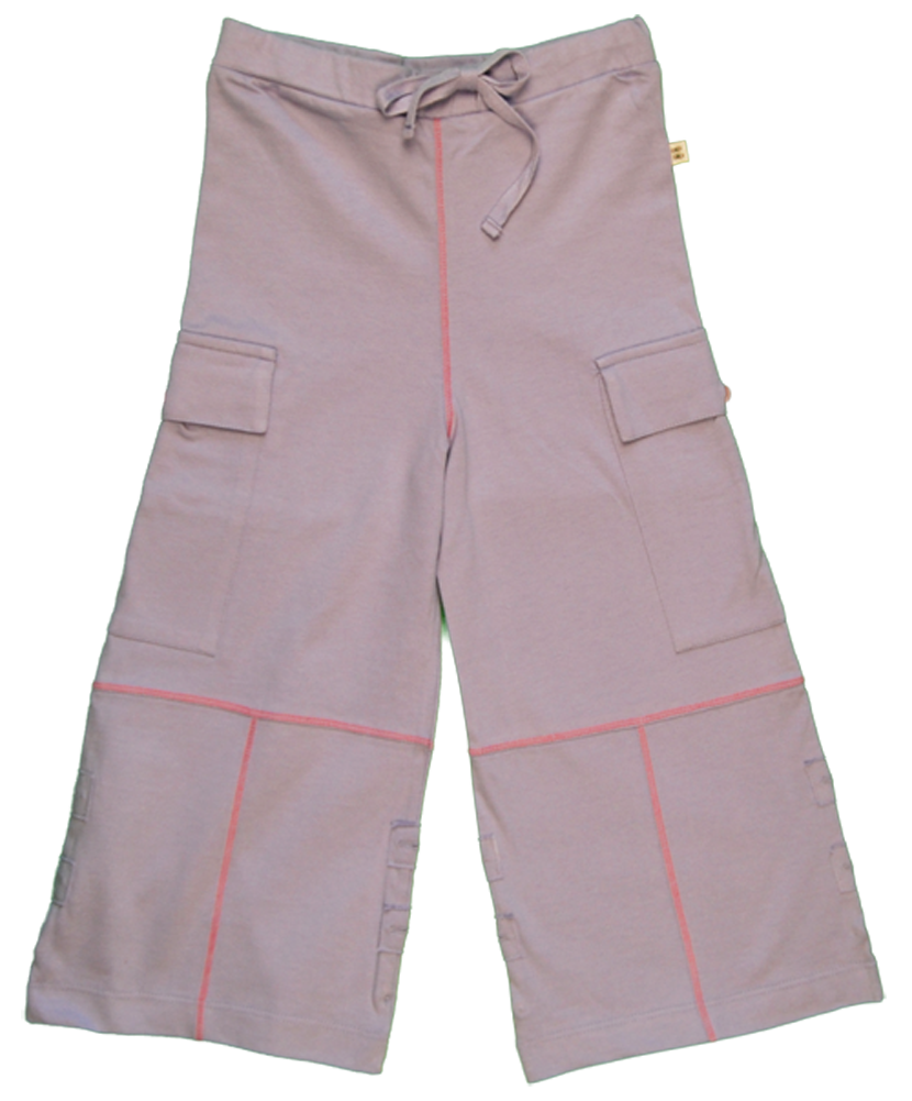 Organic Purple Kids Pants
