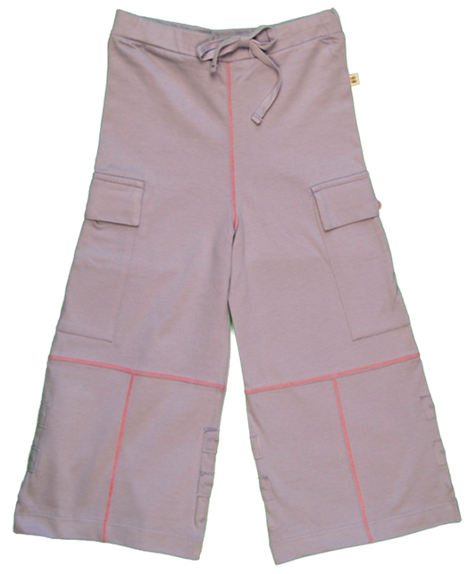 Organic Purple Kids Pants