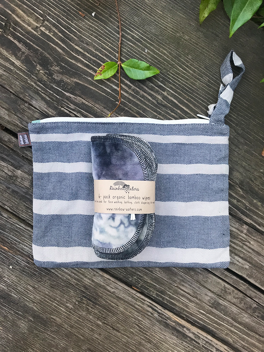 Clutch and bamboo wipes