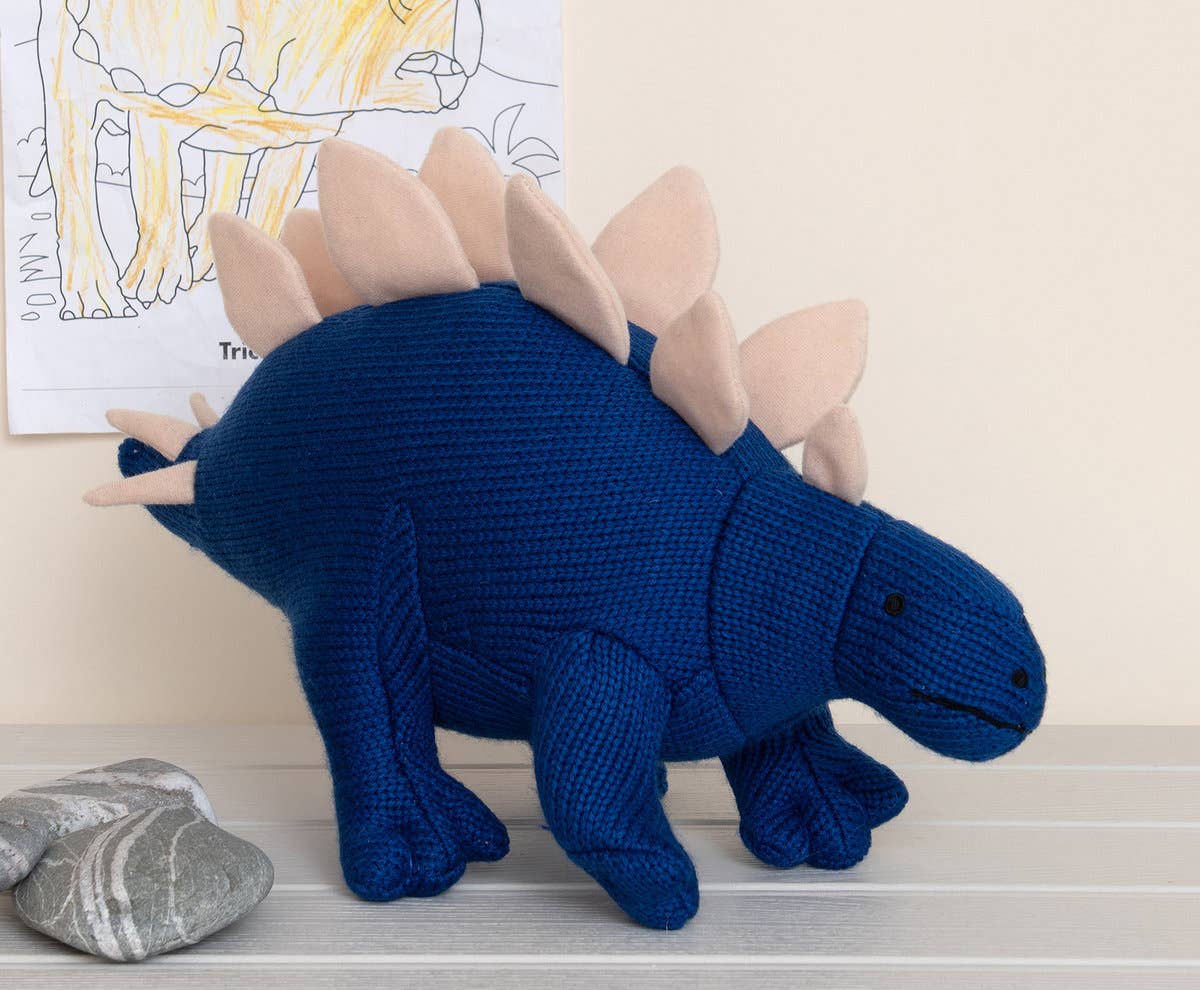 Knitted Stegosaurus Plush Toy