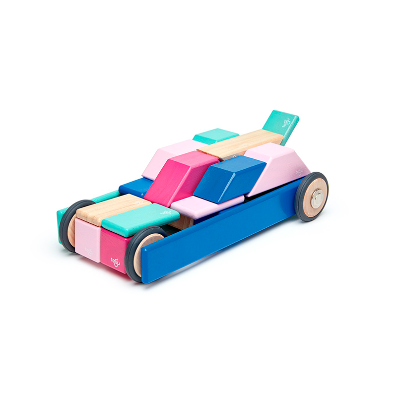 42-Piece Set Tegu Magnetic Wooden Blocks