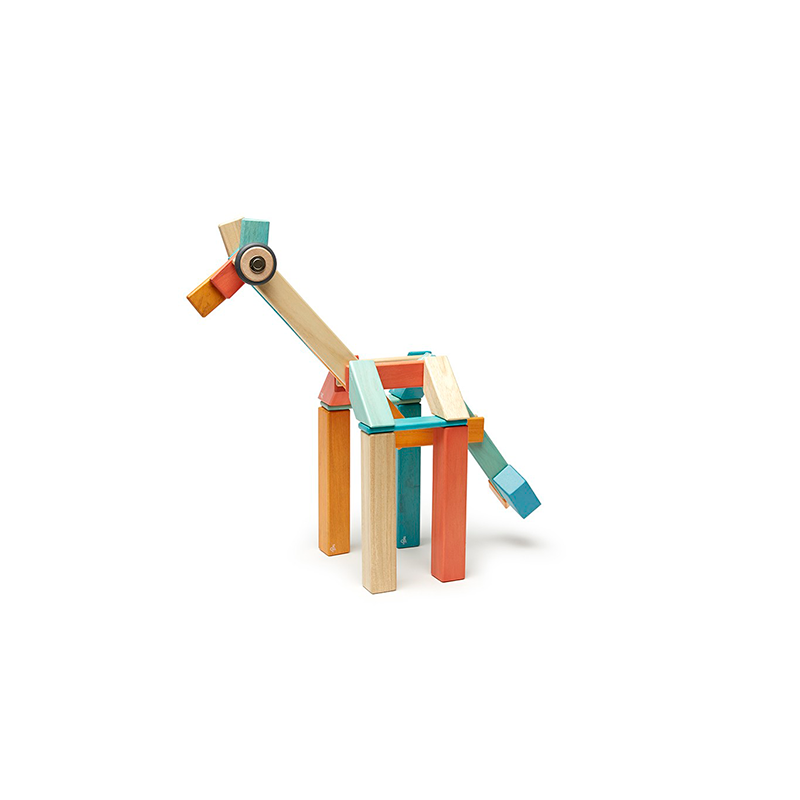 42-Piece Set Tegu Magnetic Wooden Blocks