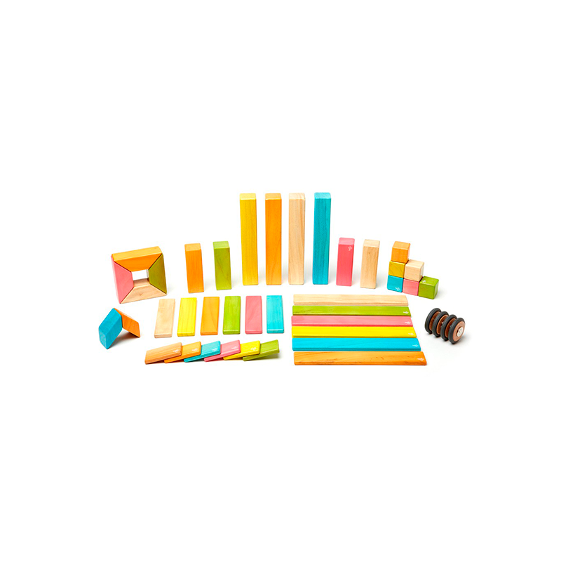 42-Piece Set Tegu Magnetic Wooden Blocks