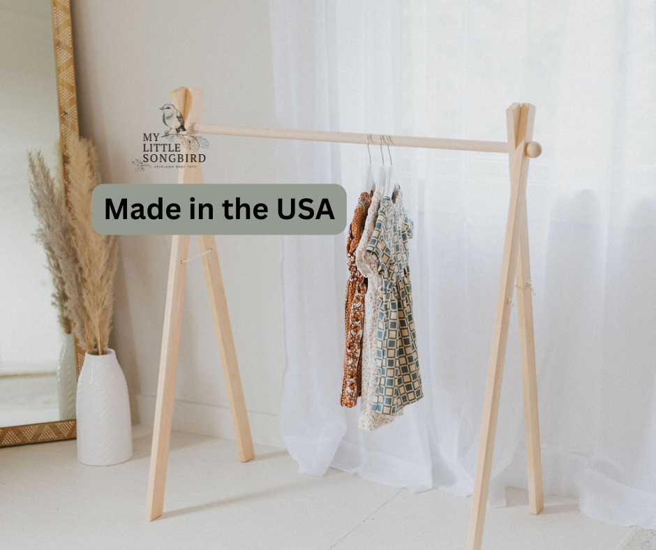 Wooden /toddler clothes rack