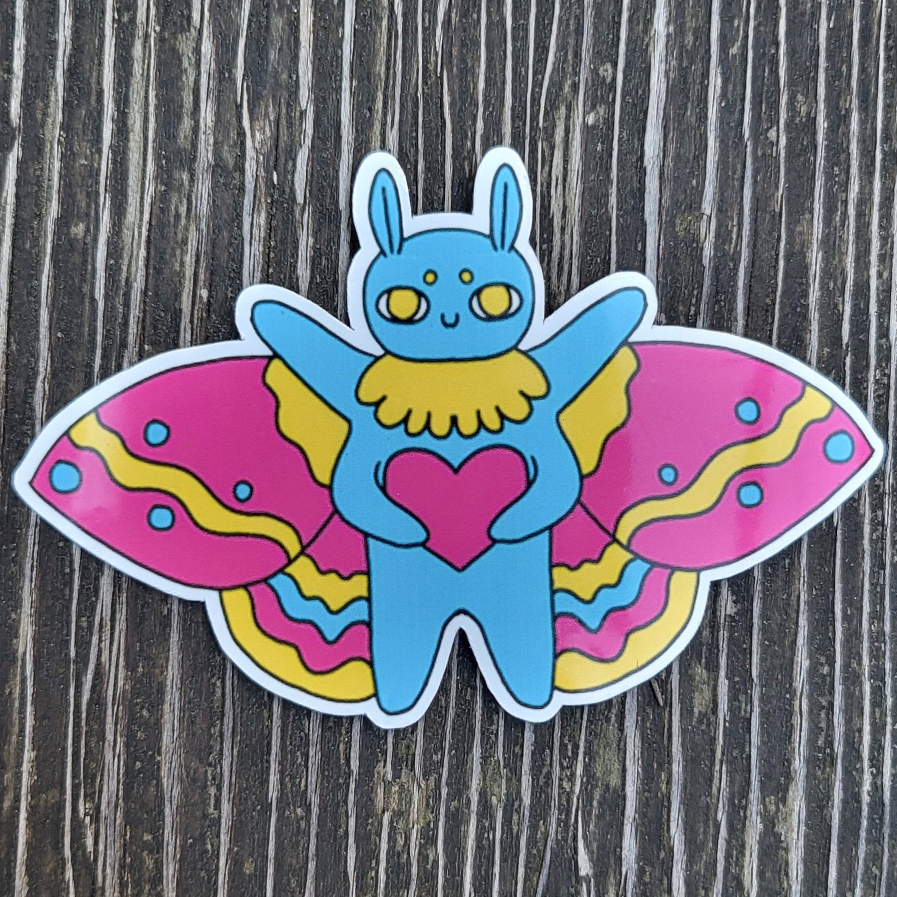 pansexual moth sticker