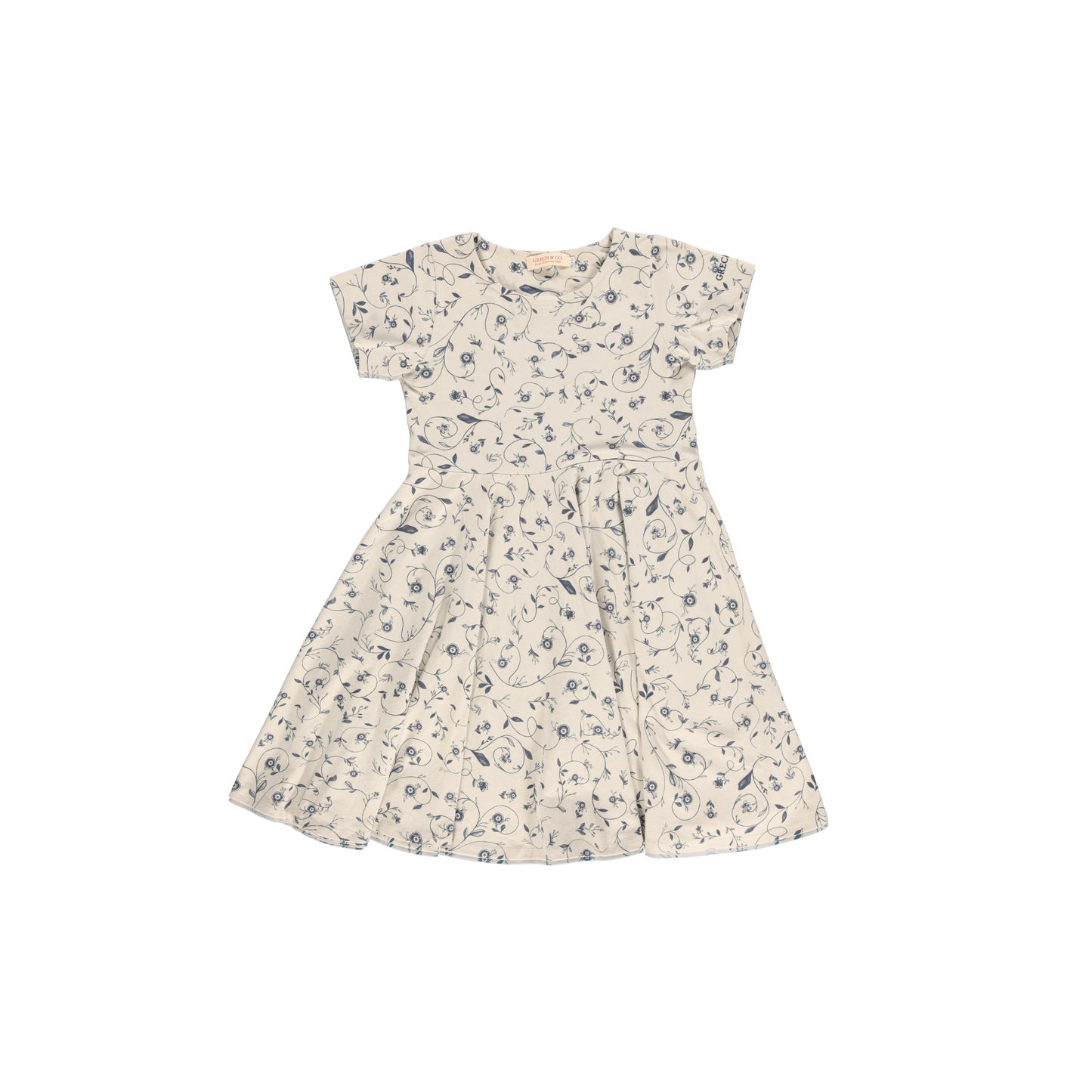 Sweetheart Twirl Dress in Scandi Floral