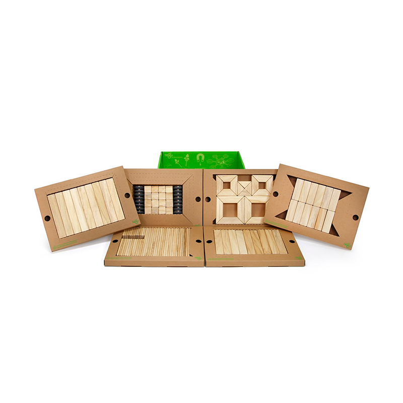 130-Piece Magnetic Wooden Blocks