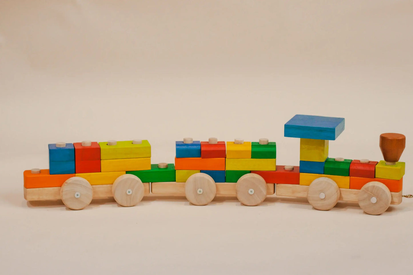 Stack & Pull Puzzle Train