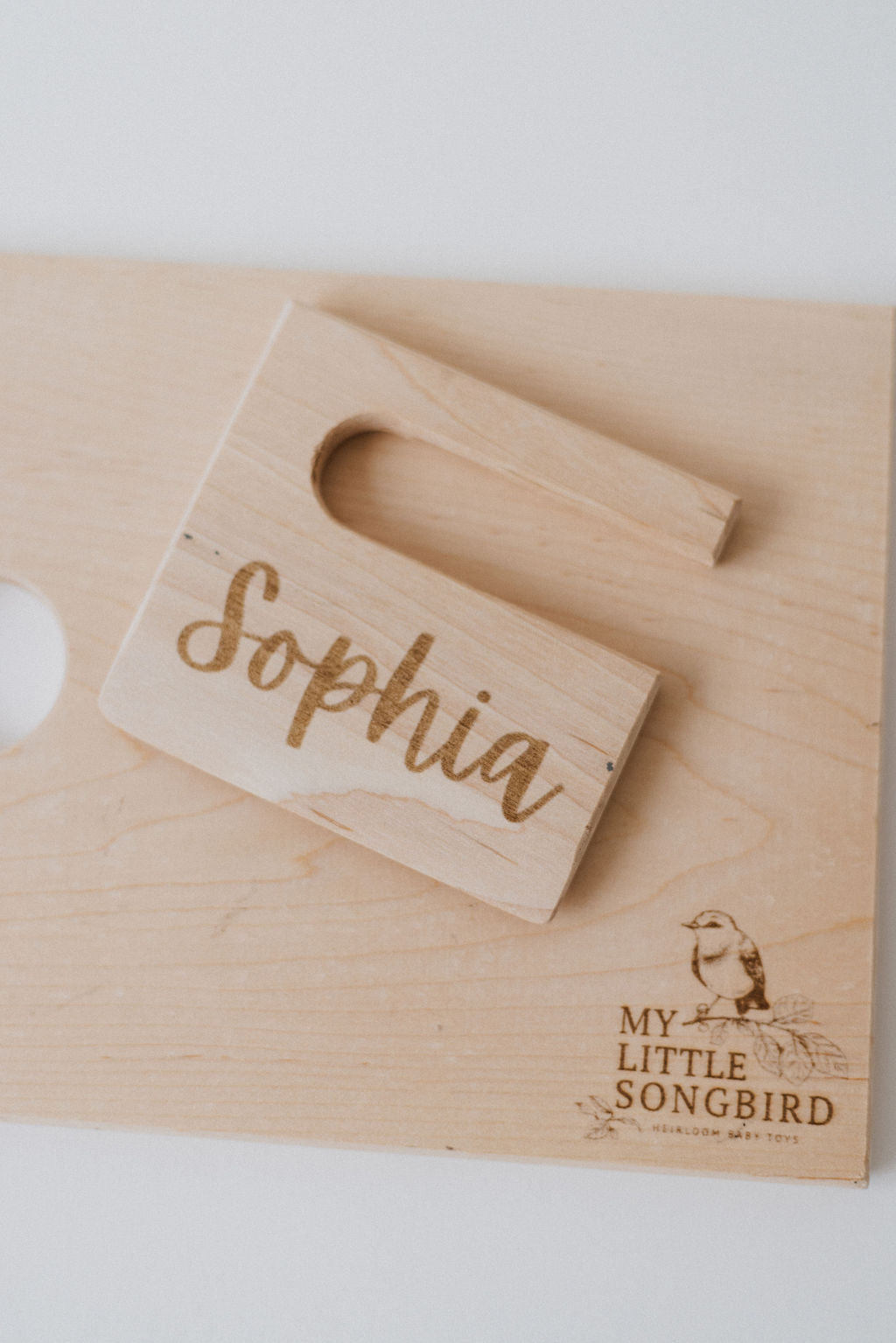 Children's Wooden Cutting Board Set with  Fruit Knife