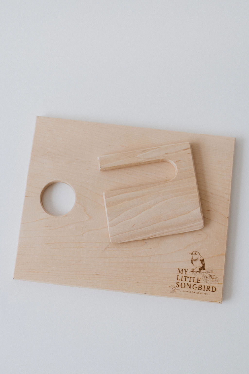 Children's Wooden Cutting Board Set with  Fruit Knife