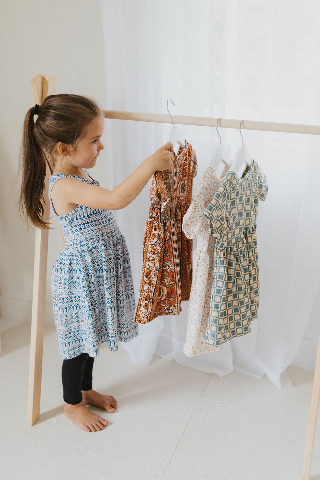 Wooden /toddler clothes rack
